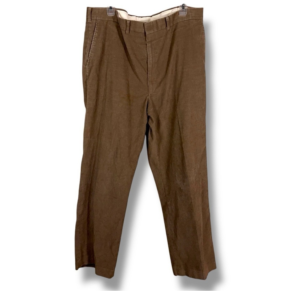 40X31 Haggar Vintage 90s Beige Tan Corduroy Dress Pants Academia